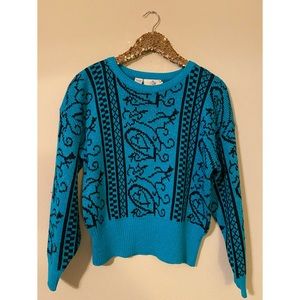 Sparkly Blue Vintage Sweater ✨